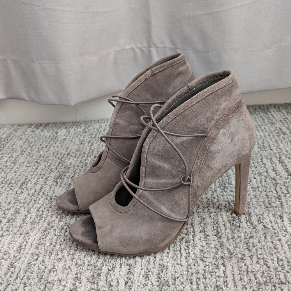 BCBG Elegant Gray Women's Heeled Booties